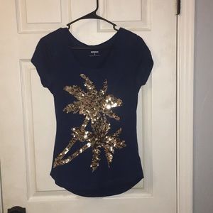 Navy blue express shirt